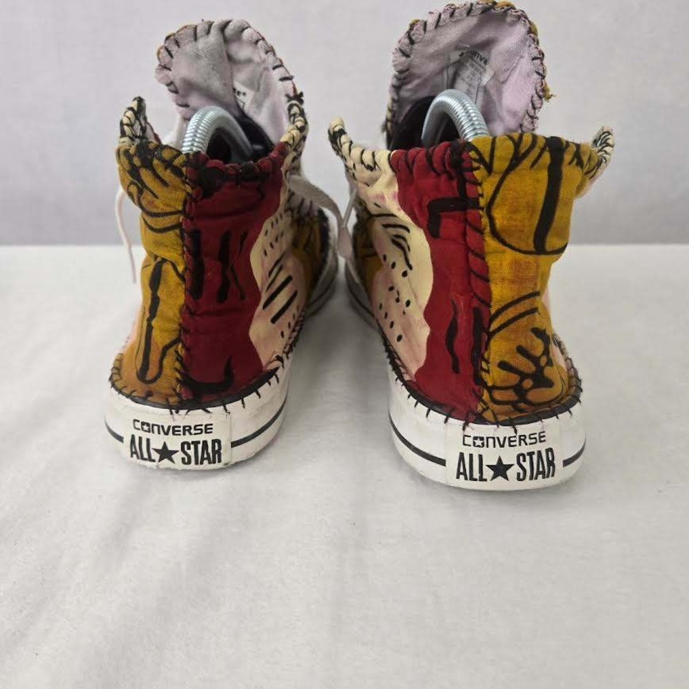 Converse All Star Patchwork X Custom High Top Sne… - image 4